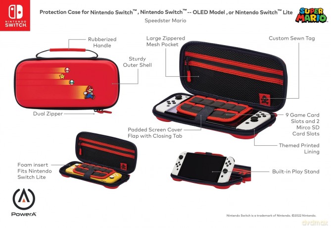 PowerA Protection Case for Nintendo Switch - Speedster Mario