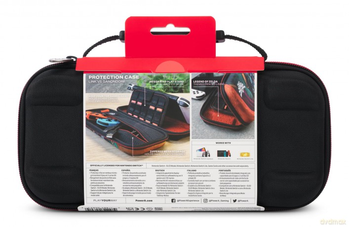 PowerA Protection Case Nintendo Switch - Zelda: Link vs Ganondorf - (Switch/OLED/Lite)