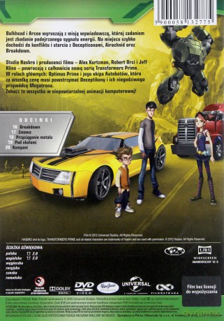 Transformers Prime sezon 1 cz. 4 [DVD]