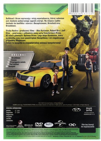 Transformers Prime sezon 1 cz. 4 [DVD]