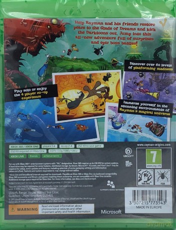 Rayman Origins (Greatest Hits) [GRA XBOX360]