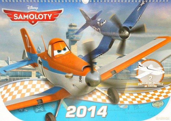 Samoloty kalendarz ścienny 2014 (Disney) [KSIĄŻKA]