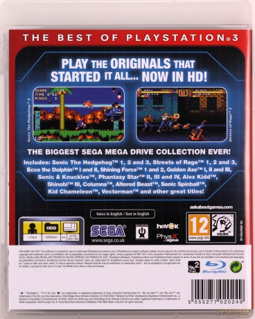 SEGA Mega Drive Ultimate Collection (Sonic Genesis) (Essentials) [GRA PS3]