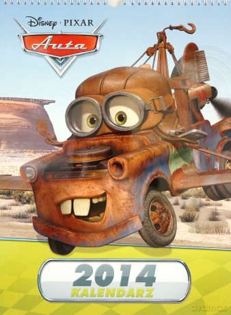 Auta kalendarz ścienny 2014 (Disney) [KSIĄŻKA]