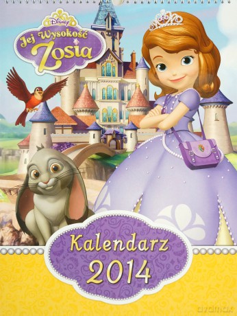 Jej wysokość Zosia kalendarz ścienny 2014 (Disney)  [KSIĄŻKA]