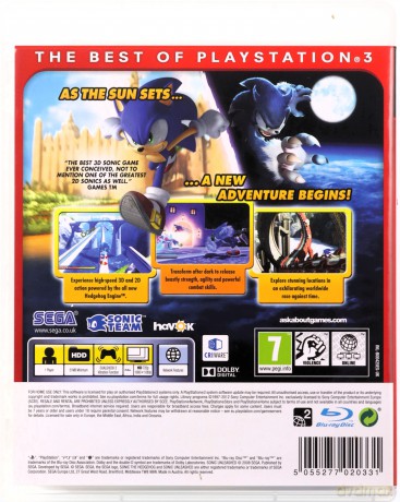 Sonic Unleashed (Essentials) [GRA PS3]