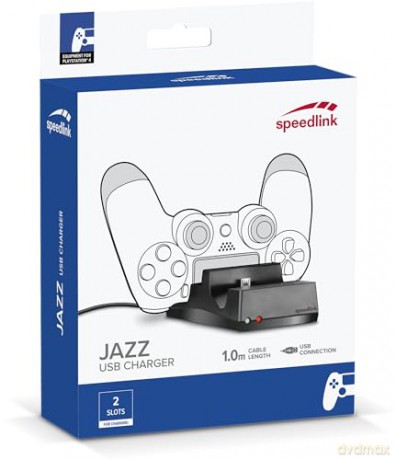 Speedlink - JAZZ USB Charger - for PS4, black