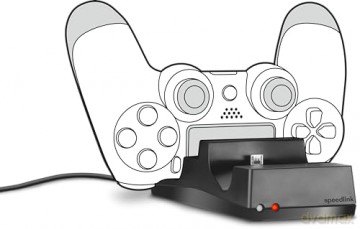 Speedlink - JAZZ USB Charger - for PS4, black