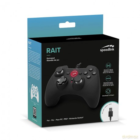 Speedlink - Rait Gamepad for PC/PS3/Switch Rubber