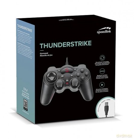 Speedlink - Thunderstrike Gamepad - for PC, black