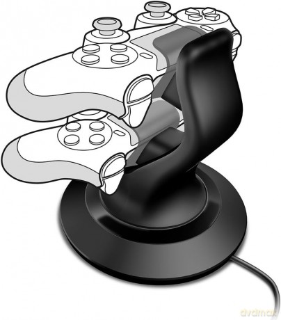 Speedlink - TwinDock Charging System for PS4, Black