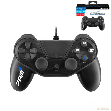 Subsonic PS4 Pro4 Wired Controller Black