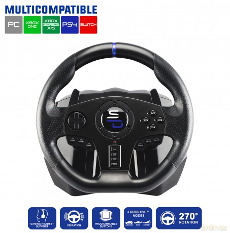 Subsonic Superdrive SV750 inkl. Pedals (PS4 / XBOX / Switch / PC)