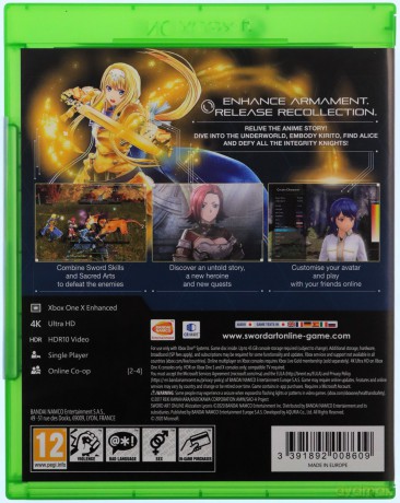 Sword Art Online: Alicization Lycoris [GRA XBOX ONE]