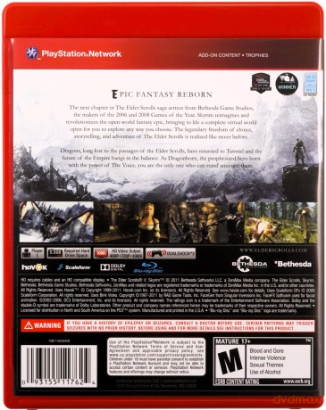 The Elder Scrolls V: Skyrim [GRA PS3]