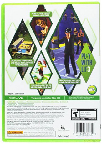 The Sims 3 (Multi Region) (DELETED TITLE) /X360 [GRA XBOX360]