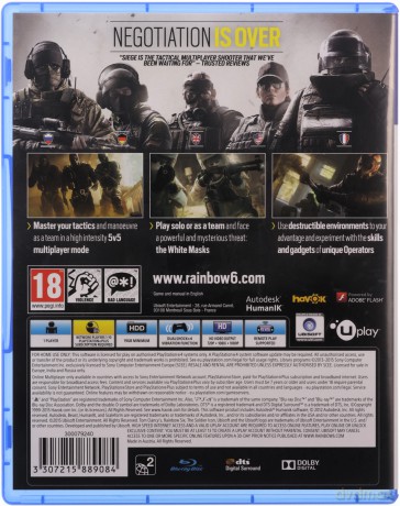 Tom Clancy's Rainbow Six: Siege [GRA PS4]