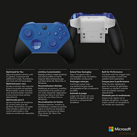MS Xbox kontroler bezprzewodowy Elite 2 Core nieb