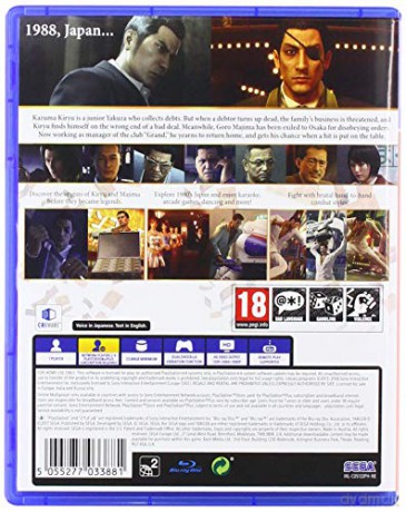 Yakuza 0 (Playstation Hits) [GRA PS4]