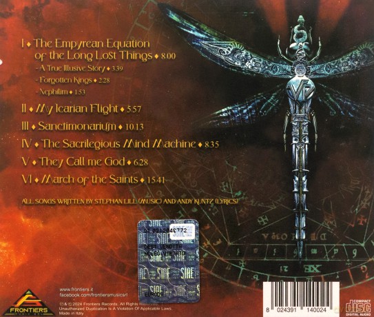Vanden Plas: The Empyrean Equation Of The Long Lost Things [CD]