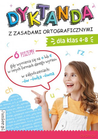Dyktanda z zasadami ortograficznymi dla klas 4-8 [KSIĄŻKA]