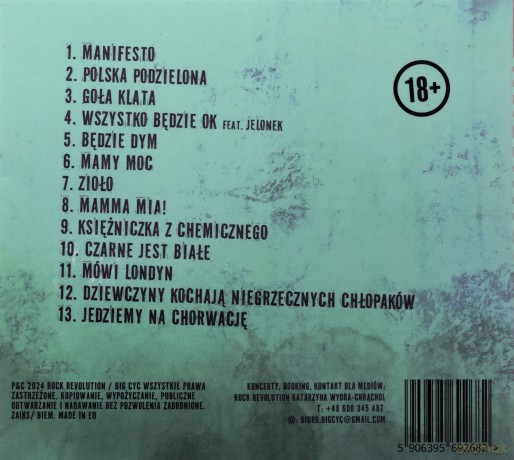 Big Cyc: Manifesto (digipack) [CD]