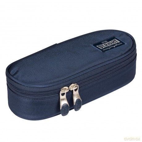 Piórnik saszetka usztywniona St. Navy Blue Vintage