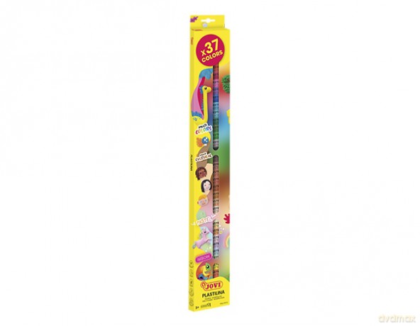 Plastelina zestaw 37 sztuk po 15g