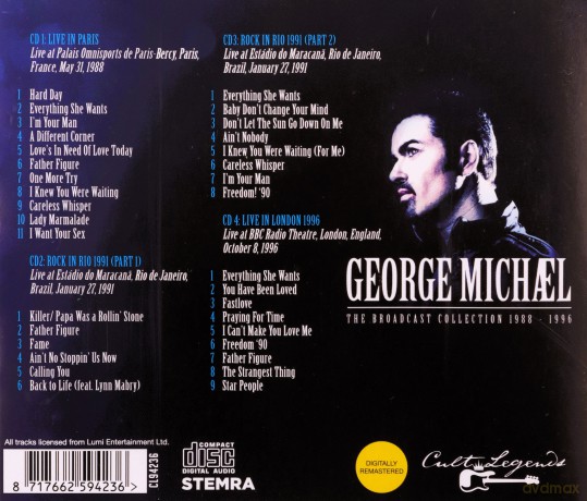 George Michael: The Broadcast Collection 1988-1996 [4CD]