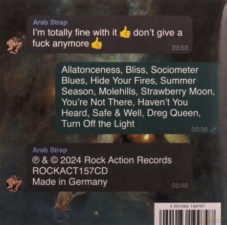 Arab Strap: I'm Totally Fine With It Don't Give A Fuck Anymore [CD]