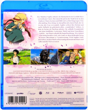 Howl's Moving Castle (Ruchomy zamek Hauru) [Blu-Ray]