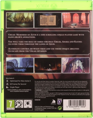 Greak: Memories Of Azur [GRA XBOX SERIES X]