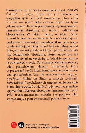 Immanencja: życie - Gilles Deleuze [KSIĄŻKA]