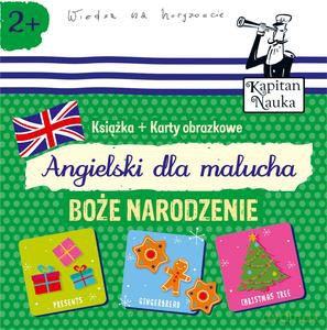 Kapitan Nauka Angielski dla malucha Boże Narodzenie (Poradnik + karty obrazkowe) [KSIĄŻKA]