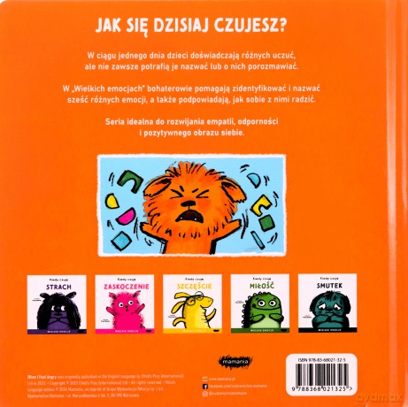 Kiedy czuję złość. Wielkie emocje - Paula Bowles [KSIĄŻKA]