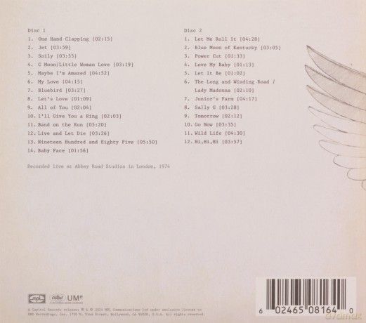 Paul McCartney Wings: One Hand Clapping [2CD]