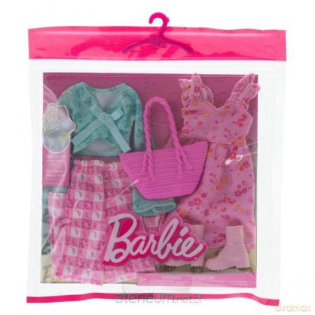 Barbie ubranka + akcesoria 2-pak HRH43