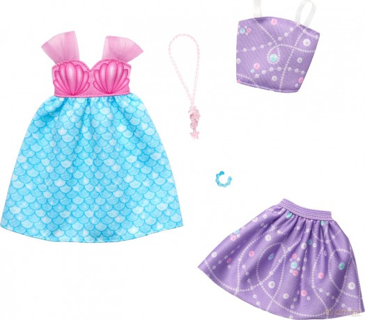 Barbie ubranka + akcesoria 2-pak HRH44