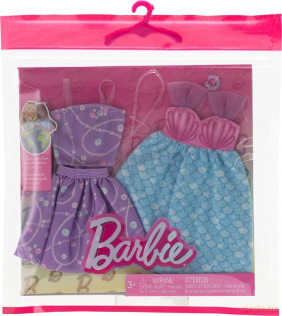 Barbie ubranka + akcesoria 2-pak HRH44