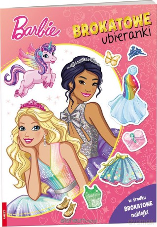 Barbie. Brokatowe Ubieranki [KSIĄŻKA]