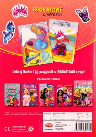 Barbie. Brokatowe Ubieranki [KSIĄŻKA]
