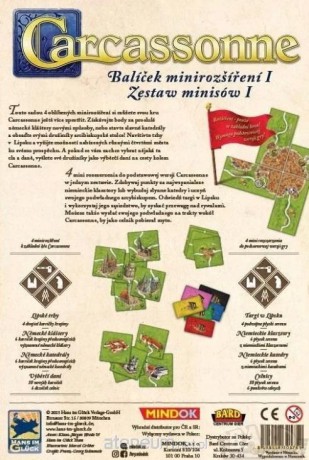 Carcassonne - Zestaw rozszerzeń [GRA PLANSZOWA]