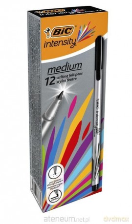 Cienkopisy Intensity medium czarny (12szt)