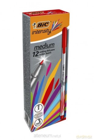 Cienkopisy Intensity medium czerwony (12szt)