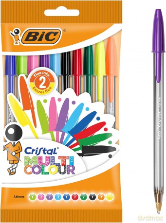 Długopis Cristal Multicolour 10szt