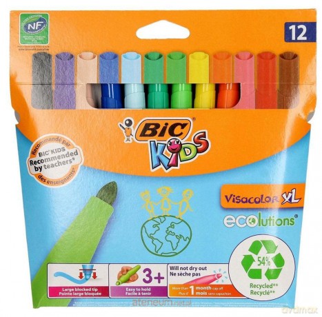 Flamastry Kids Visacolor XL 12 kolorów