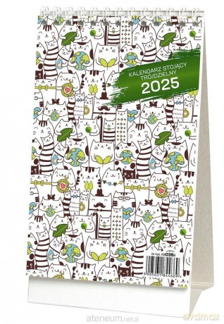 Kalendarz 2025 biurkowy stojący [KALENDARZ]