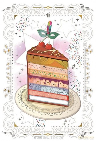 Karnet 12x18 cm B-BD 502 097 + koperta Ciacho