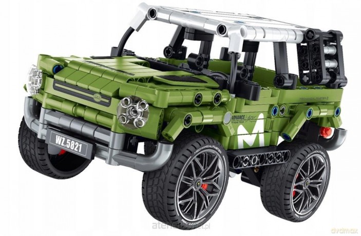 Klocki techniczne Off road zielony [KLOCKI]
