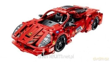 Klocki techniczne Super Car czerwony [KLOCKI]